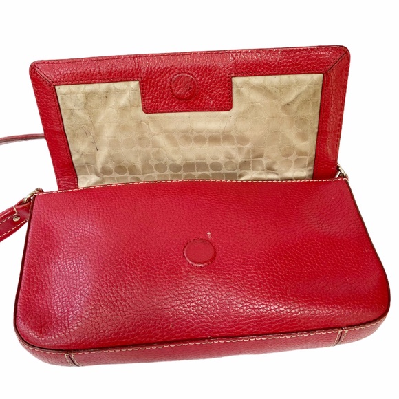 Kate Spade Vintage Bag in Deep Red Pebble Leather - Picture 6 of 16
